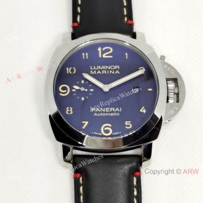 Fake Panerai Luminor Marina 44mm PAM00910 Blue Dial Watch